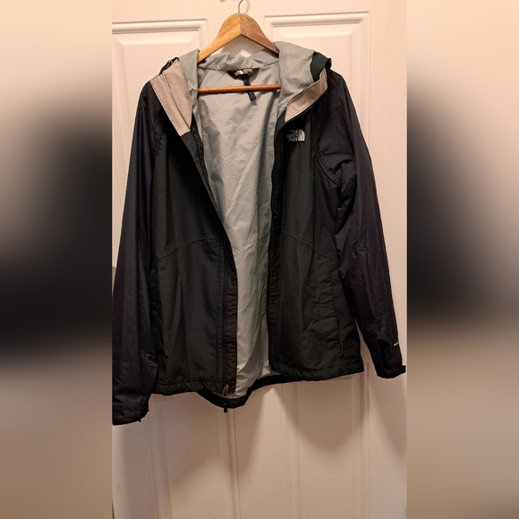 Women's North Face winter jacket, blue with interior shell, warm size XL - Picture 6 of 8